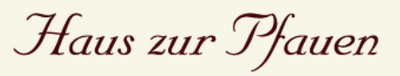 Logo Haus zur Pfauen